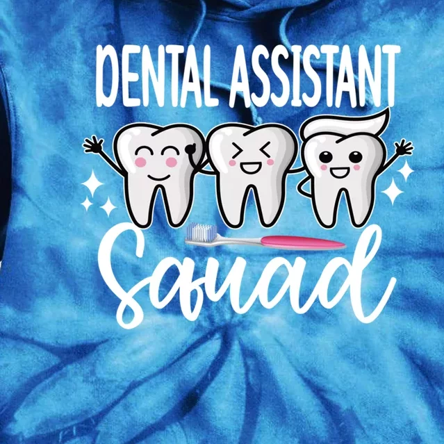 Dental Assistant Squad Dental Assistant Crew Gift Tie Dye Hoodie