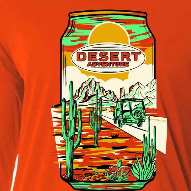 Desert Adventure Soda Can Cooling Performance Long Sleeve Crew