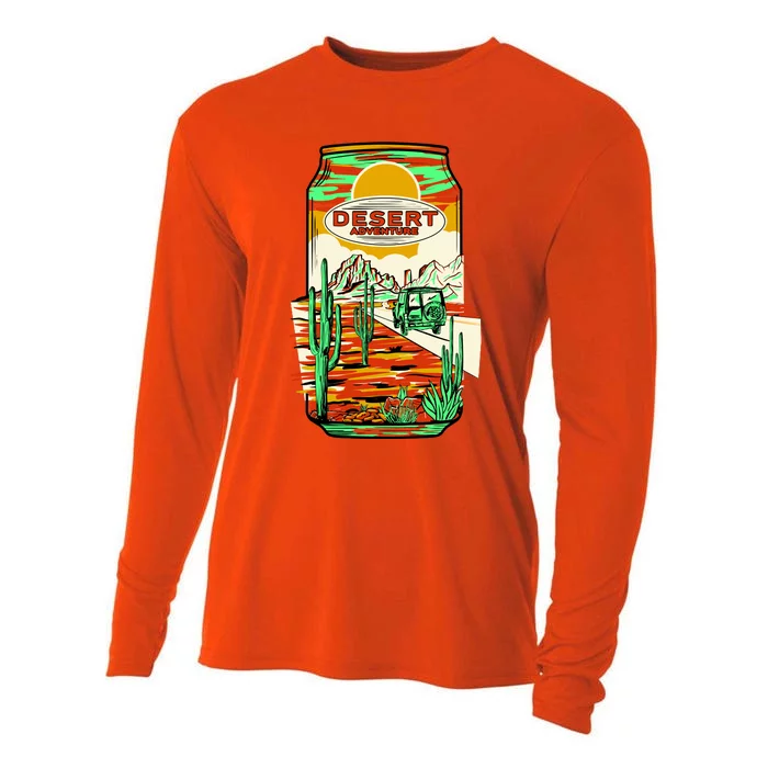 Desert Adventure Soda Can Cooling Performance Long Sleeve Crew