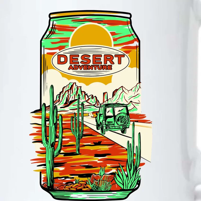 Desert Adventure Soda Can Black Color Changing Mug