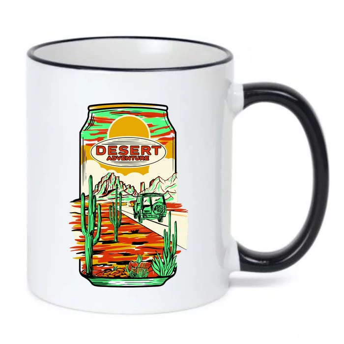 Desert Adventure Soda Can Black Color Changing Mug