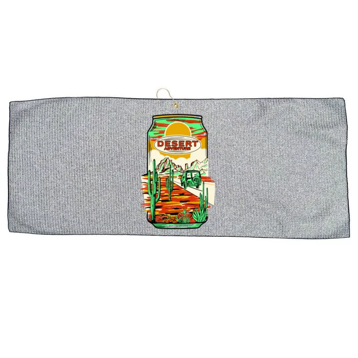 Desert Adventure Soda Can Large Microfiber Waffle Golf Towel