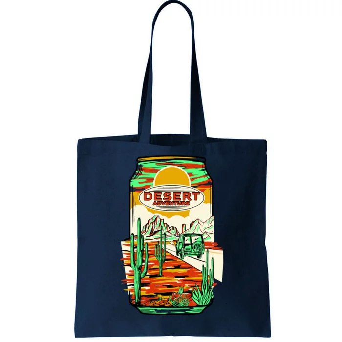 Desert Adventure Soda Can Tote Bag