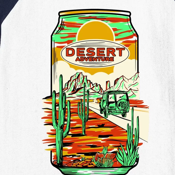 Desert Adventure Soda Can Baseball Sleeve Shirt