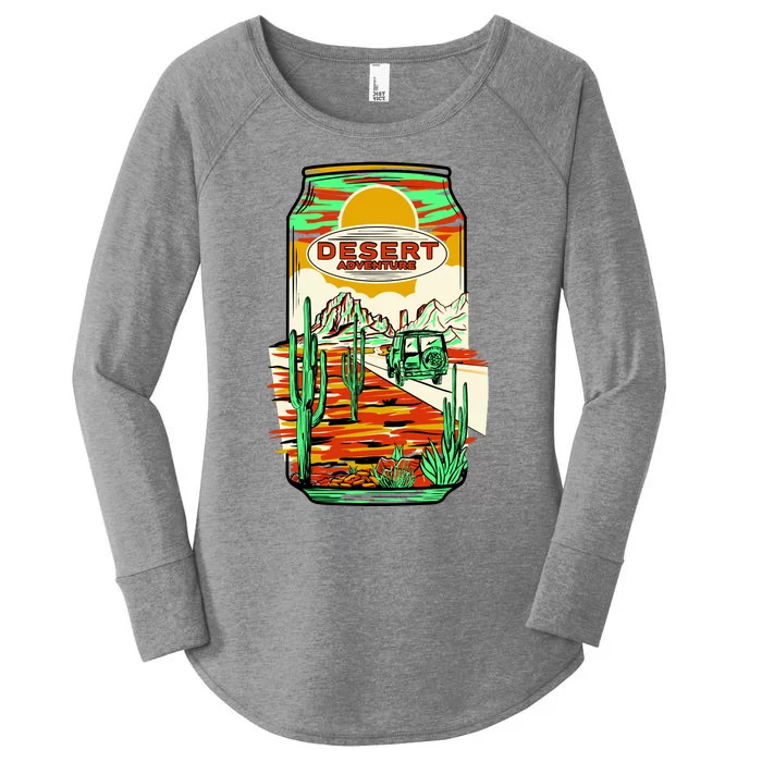 Desert Adventure Soda Can Women's Perfect Tri Tunic Long Sleeve Shirt