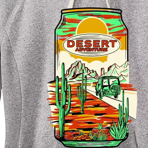 Desert Adventure Soda Can Women's Fleece Hoodie