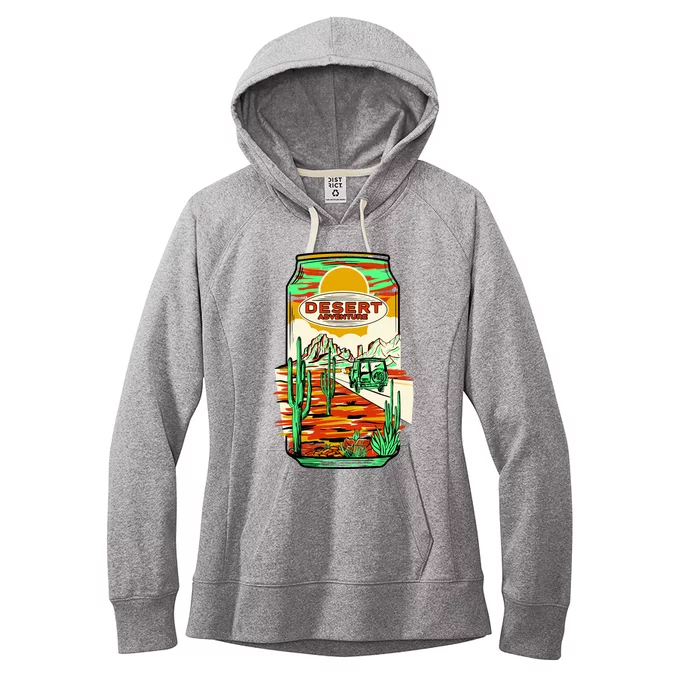 Desert Adventure Soda Can Women's Fleece Hoodie