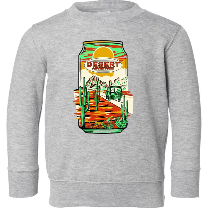 Desert Adventure Soda Can Toddler Sweatshirt