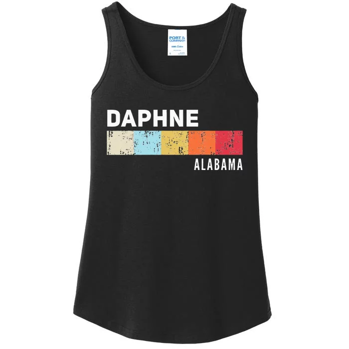 Daphne Alabama State Pride Roots Hometown Native Ladies Essential Tank