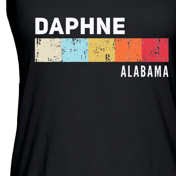 Daphne Alabama State Pride Roots Hometown Native Ladies Essential Flowy Tank