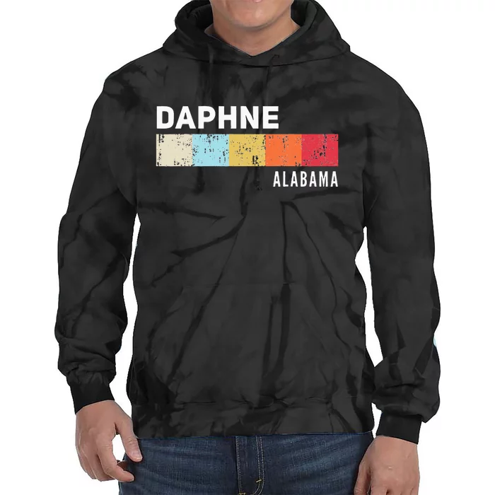 Daphne Alabama State Pride Roots Hometown Native Tie Dye Hoodie