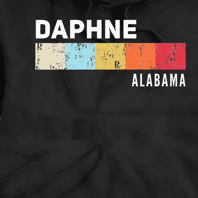 Daphne Alabama State Pride Roots Hometown Native Tie Dye Hoodie