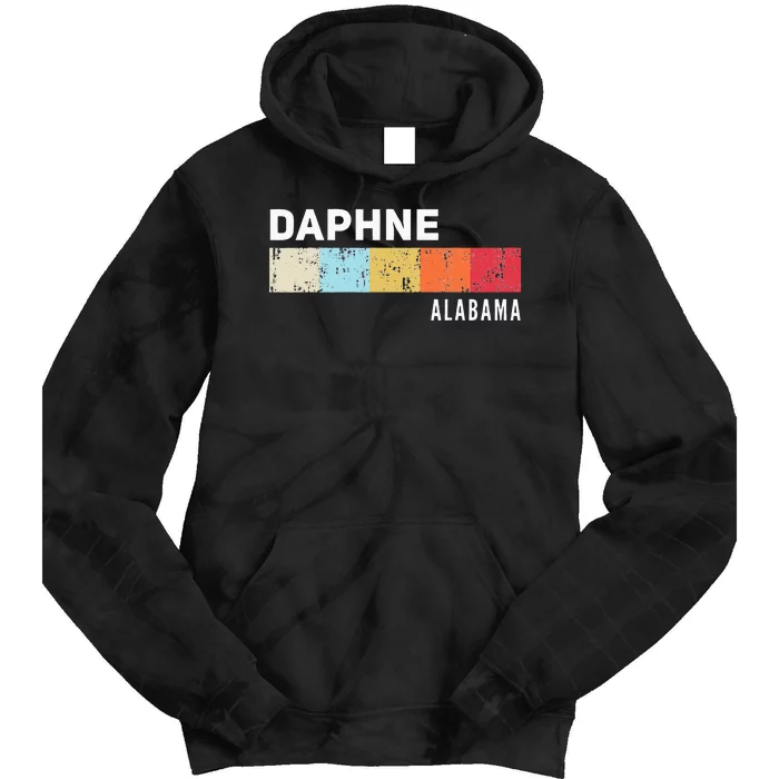 Daphne Alabama State Pride Roots Hometown Native Tie Dye Hoodie