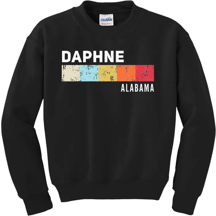 Daphne Alabama State Pride Roots Hometown Native Kids Sweatshirt