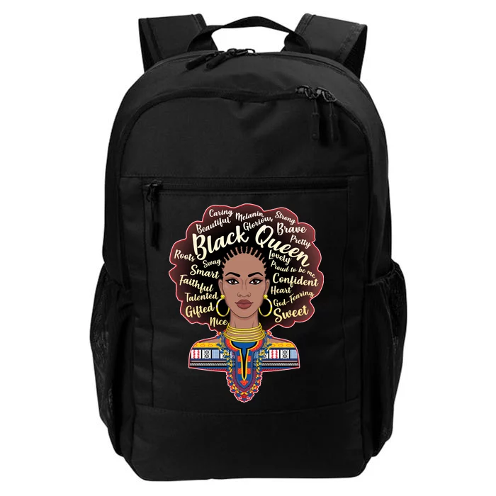 Dashiki Black Queen Daily Commute Backpack