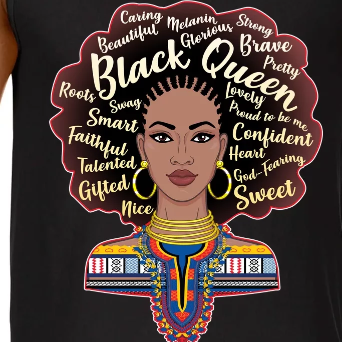 Dashiki Black Queen Comfort Colors® Tank Top