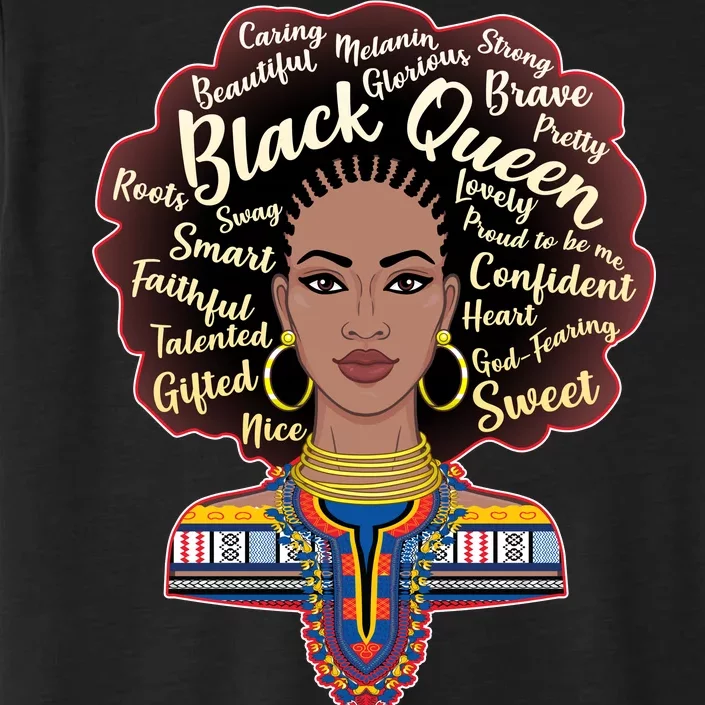 Dashiki Black Queen ChromaSoft Performance T-Shirt