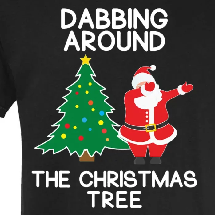 Dabbing Around The Christmas Tree Garment-Dyed Heavyweight T-Shirt