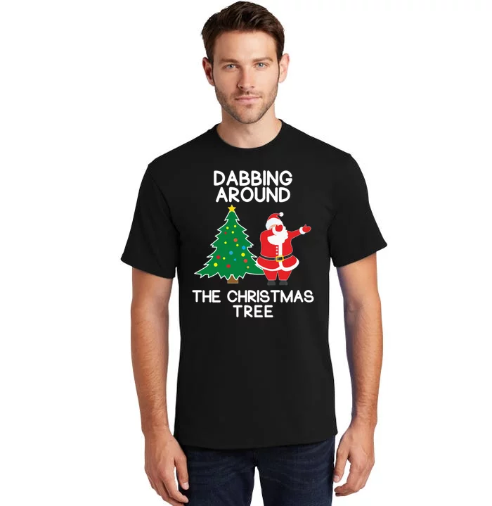 Dabbing Around The Christmas Tree Tall T-Shirt