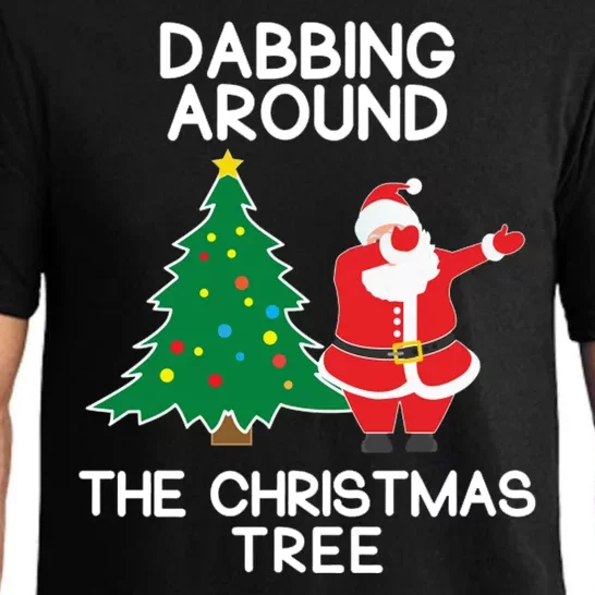 Dabbing Around The Christmas Tree Pajama Set