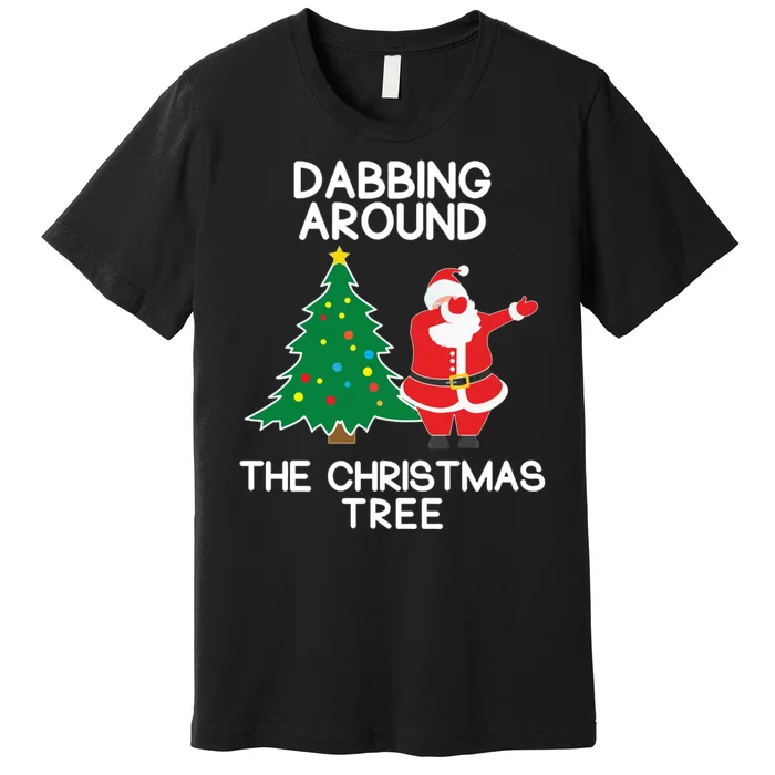 Dabbing Around The Christmas Tree Premium T-Shirt