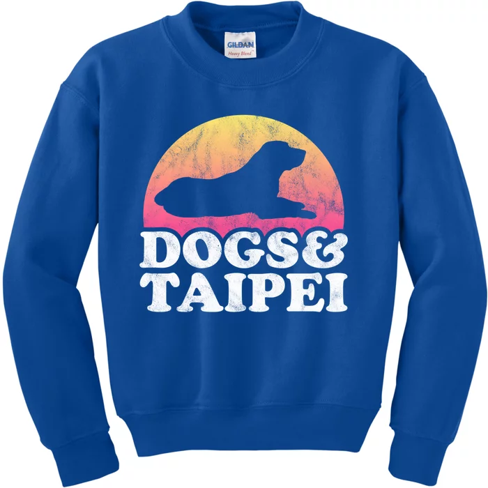 Dogs And Taipei Taiwan S Or S Dog Gift Kids Sweatshirt