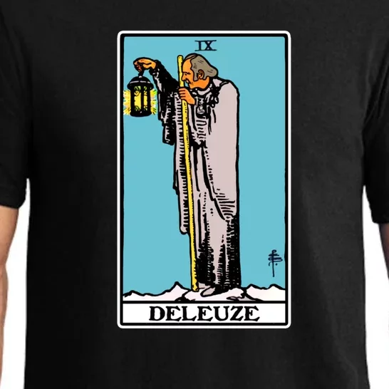 Deleuze As The Hermit Tarot Card Pajama Set