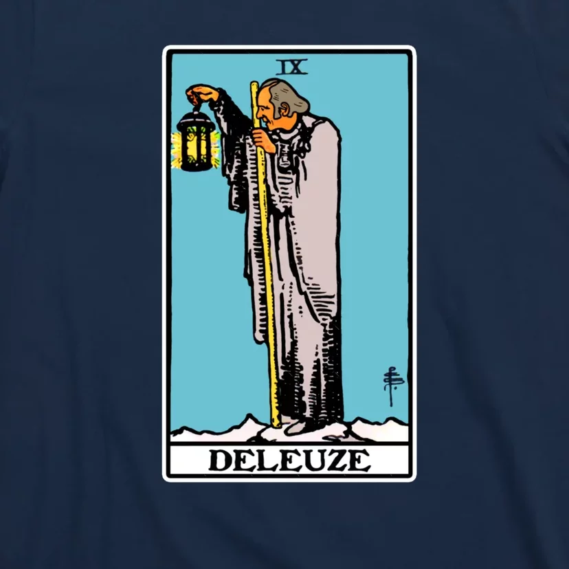 Deleuze As The Hermit Tarot Card T-Shirt