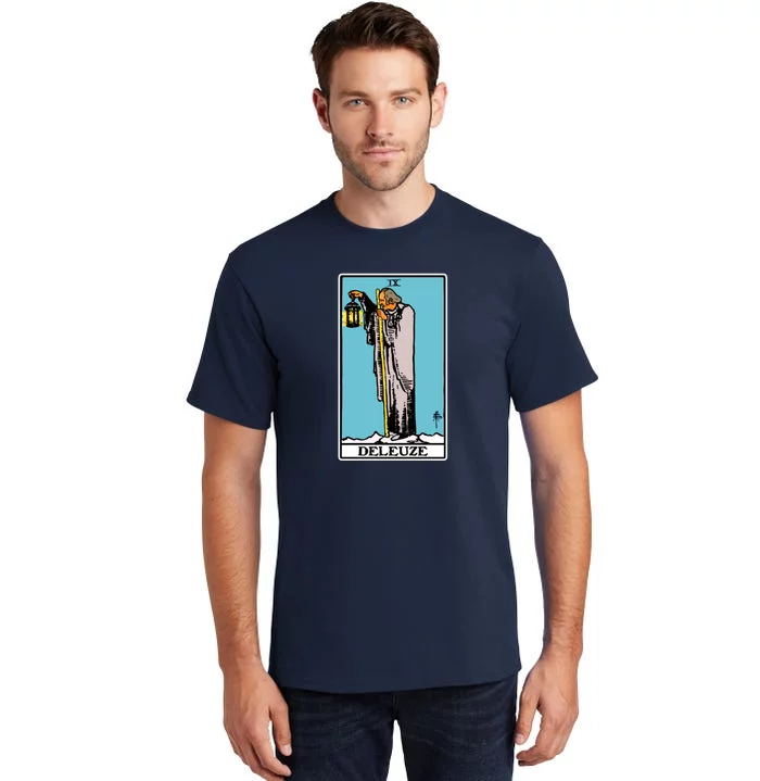 Deleuze As The Hermit Tarot Card Tall T-Shirt