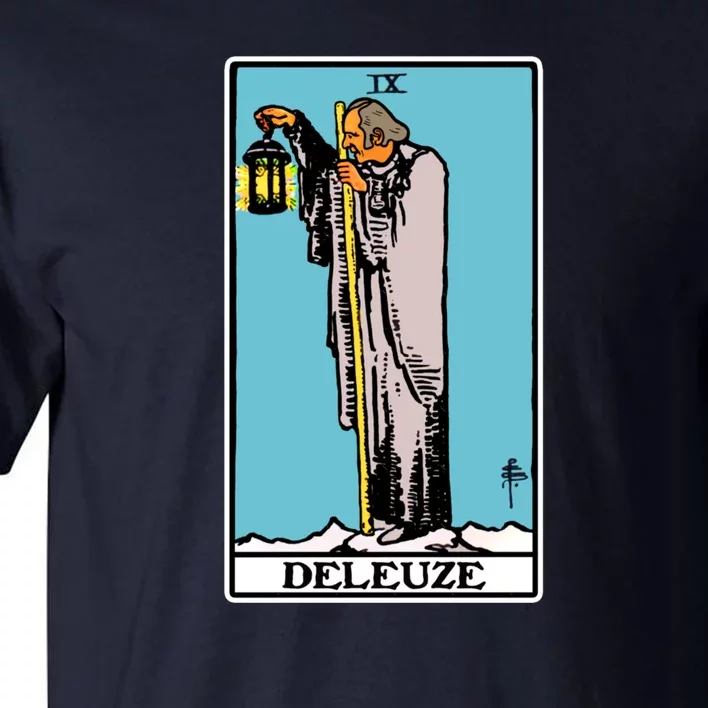 Deleuze As The Hermit Tarot Card Tall T-Shirt