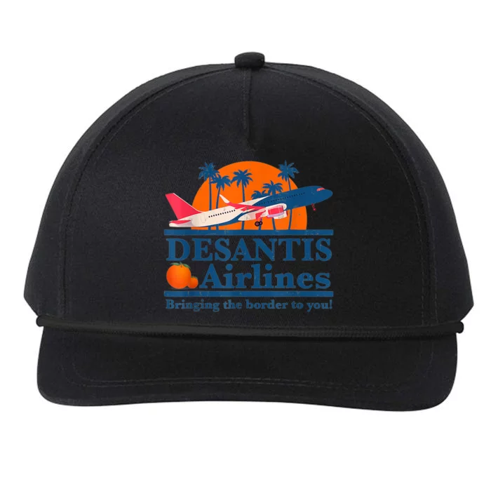 DeSantis Airlines Tee Funny Retro Vintage DeSantis Airline Snapback Five-Panel Rope Hat