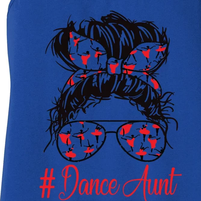 Dance Aunt Teesgift Love Dance Tap Dance Dancer Birthday Gift Women's Racerback Tank