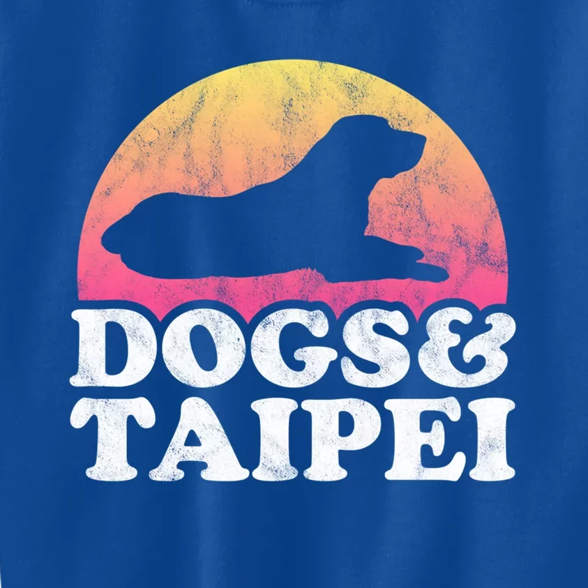 Dogs And Taipei Taiwan 'S Or 'S Dog Gift Kids Sweatshirt