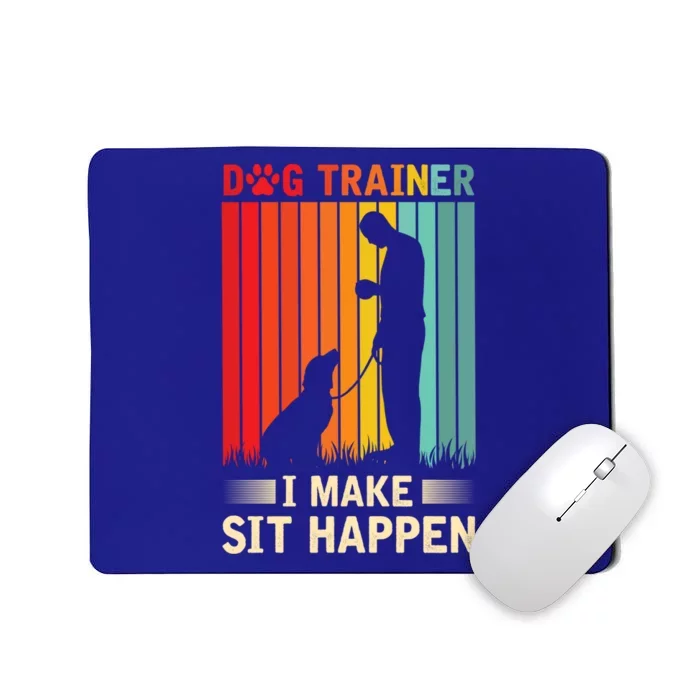 Dog Agility Training Dog Trainer Funny Gift Mousepad