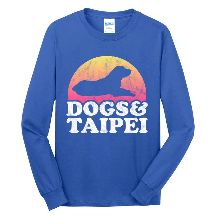 Dogs And Taipei Taiwan S Or S Dog Gift Tall Long Sleeve T-Shirt