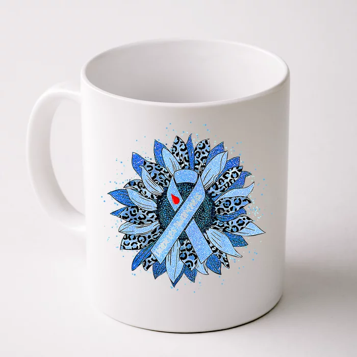 Diabetes Awareness Type 1 2 Diabetic T1D T2D Front & Back Coffee Mug