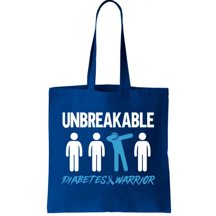 Diabetes Awareness Unbreakable Diabetes Warrior Great Gift Tote Bag