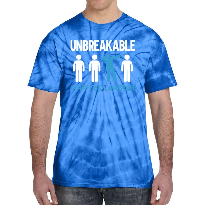 Diabetes Awareness Unbreakable Diabetes Warrior Great Gift Tie-Dye T-Shirt