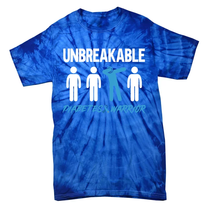 Diabetes Awareness Unbreakable Diabetes Warrior Great Gift Tie-Dye T-Shirt