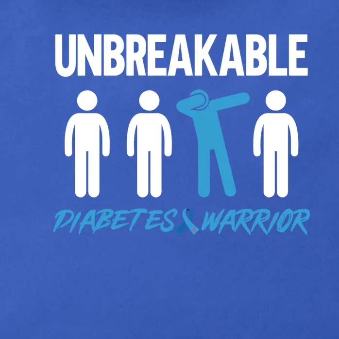 Diabetes Awareness Unbreakable Diabetes Warrior Great Gift Zip Tote Bag