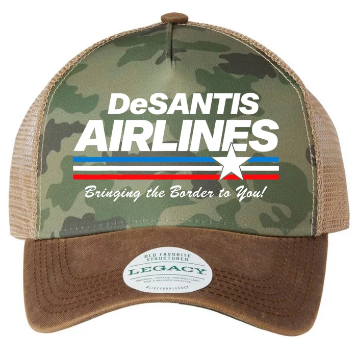 DeSantis Airlines US Flag Vintage Legacy Tie Dye Trucker Hat