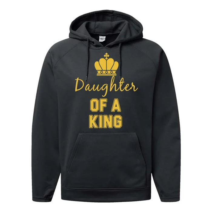 Daughter Of A King Family Matching Performance Fleece Hoodie