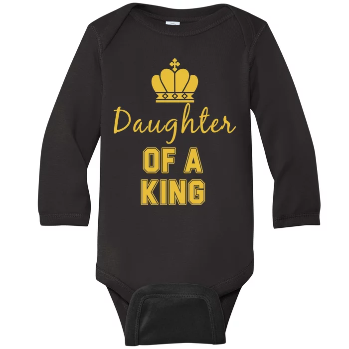 Daughter Of A King Family Matching Baby Long Sleeve Bodysuit