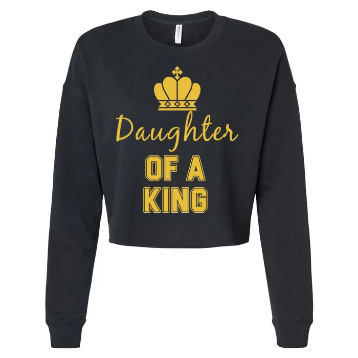 Daughter Of A King Family Matching Cropped Pullover Crew