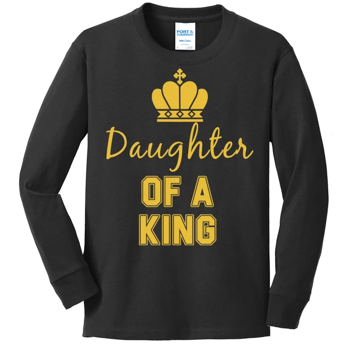 Daughter Of A King Family Matching Kids Long Sleeve Shirt