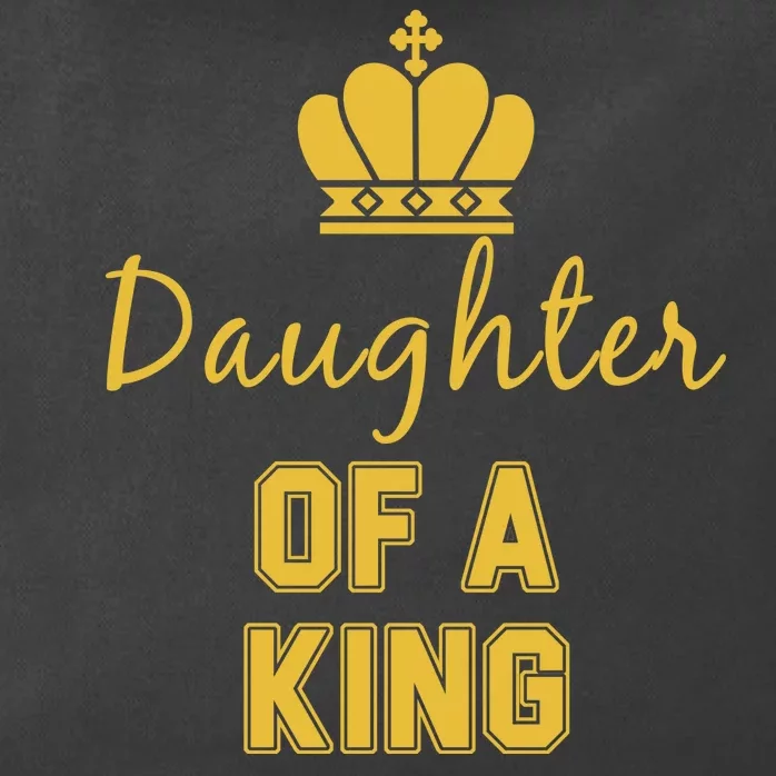 Daughter Of A King Family Matching Zip Tote Bag