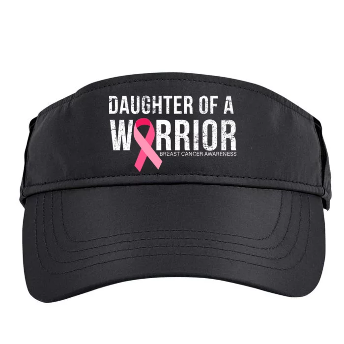 Daughter Of A Warrior Breast Cancer Awareness Adult Drive Performance Visor