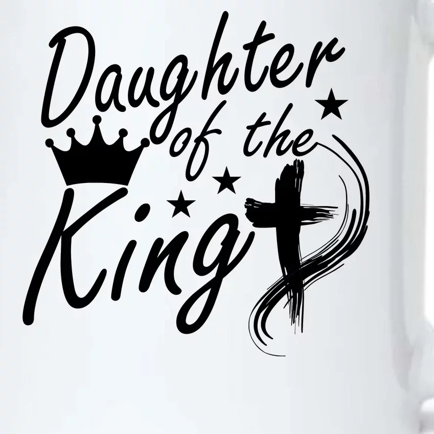 Daughter Of The King Black Color Changing Mug