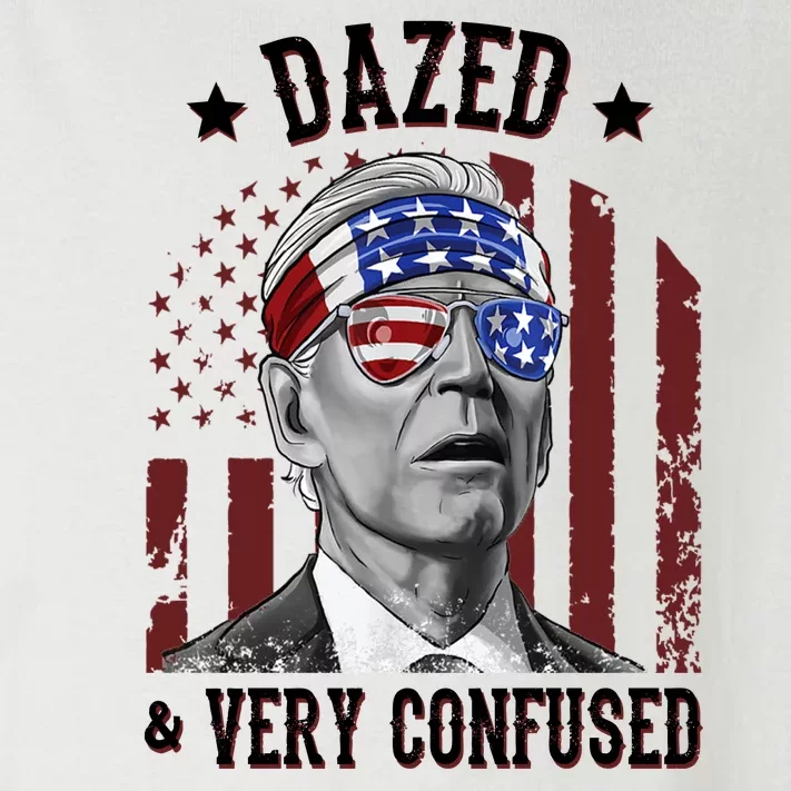 Dazed And Very Confused Biden Funny 4th Of July Toddler Long Sleeve Shirt