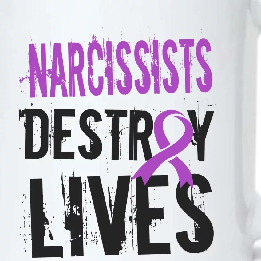 Domestic Abuse Violence Awareness Narcissism Narcissistic Gift Black Color Changing Mug